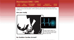 Desktop Screenshot of cpr.morristownnjems.org